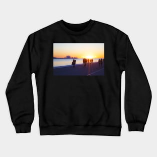 walking to the sun Crewneck Sweatshirt